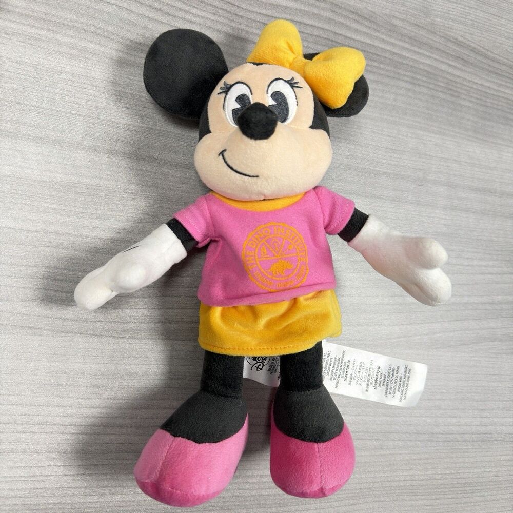 Disney Parks Dinoland USA Plush Minnie Mouse Dino Institute Animal Kingdom